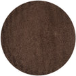 Safavieh Sgl-Laguna Shag 6'-7" x 6'-7" Rug in Brown