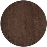 Safavieh Sgl-Laguna Shag 6'-7" x 6'-7" Rug in Brown