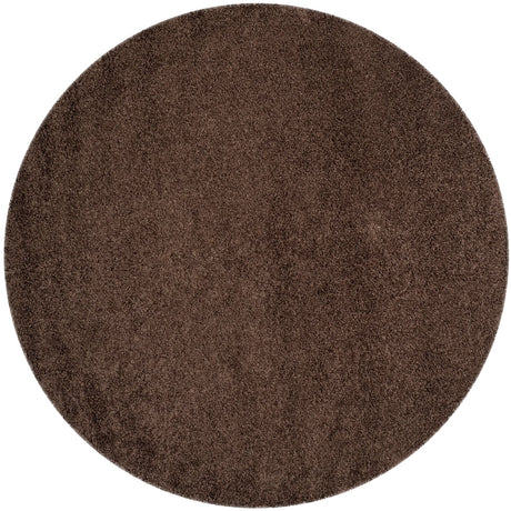 Safavieh Sgl-Laguna Shag 6'-7" x 6'-7" Rug in Brown