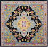 Safavieh Bellagio 5'-0" x 5'-0" Rug in Navy Blue / Multi