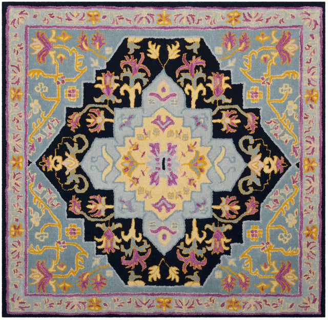 Safavieh Bellagio 5'-0" x 5'-0" Rug in Navy Blue / Multi