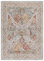 Safavieh Hamilton 4'-0" x 6'-0" Rug in Blue / Gold Rust