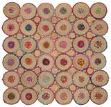 Safavieh Cape Cod 6'-0" x 6'-0" Rug in Red / Natural
