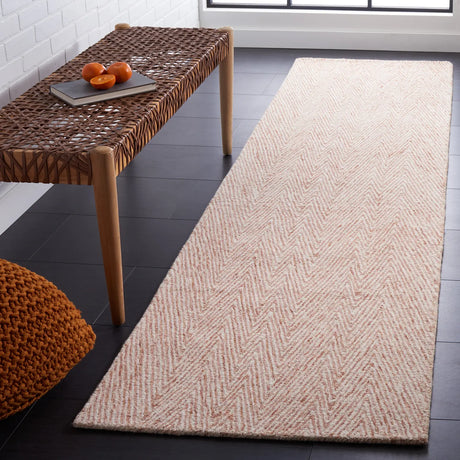 Safavieh Abstract 2'-3" x 9'-0" Rug in Brown / Ivory
