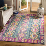 Safavieh Madison 4'-0" x 6'-0" Rug in Fuchsia / Blue