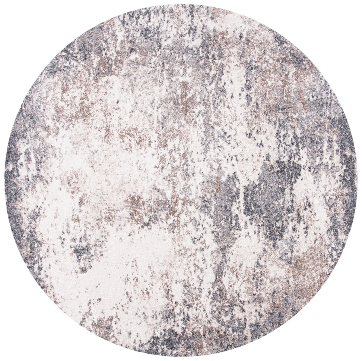 Safavieh Aston 6'-7" x 6'-7" Rug in Grey / Ivory