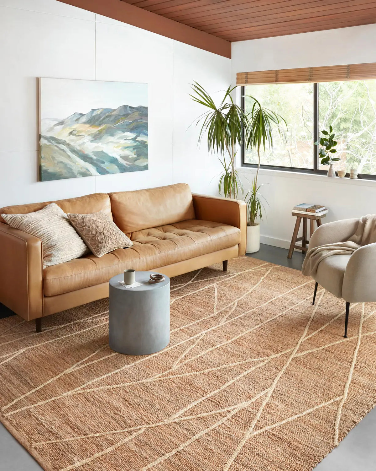Loloi Bodhi Bod-03 Natural/Ivory Rugs - room scene 1