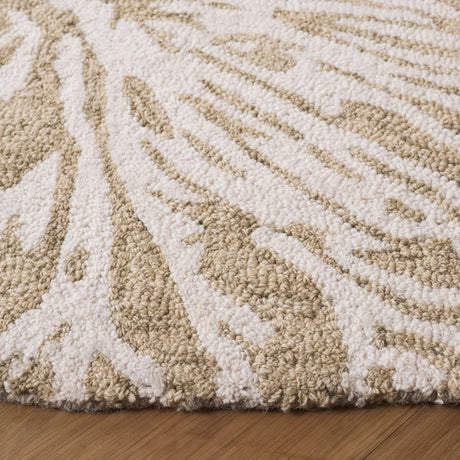 Safavieh Jardin 6'-0" x 6'-0" Rug in Grey / Ivory