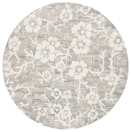 Safavieh Glamour 6'-0" x 6'-0" Rug in Grey / Ivory