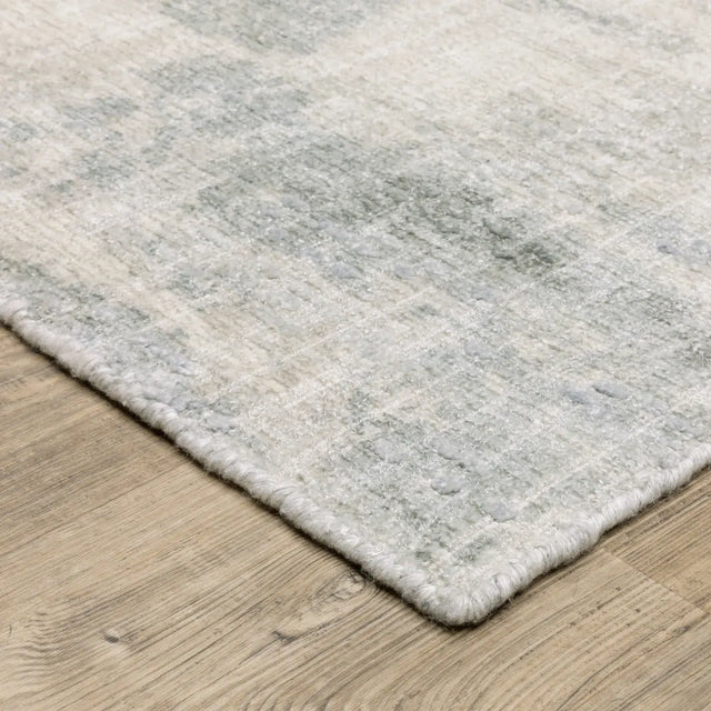 Oriental Weavers Sphinx Clarke CLA05 Grey Rugs - corner detail