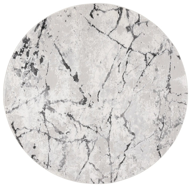 Safavieh Hanna 6'-7" x 6'-7" Rug in Grey / Ivory Dark Grey