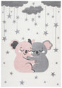 Safavieh Carousel Kids 100 4'-0" x 6'-0" Rug in Ivory / Pink