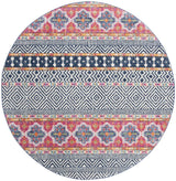 Safavieh Madison 700 5'-3" x 5'-3" Rug in Navy / Ivory