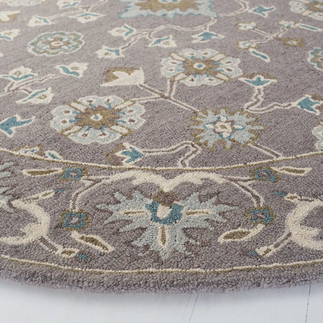 Safavieh Blossom 6'-0" x 6'-0" Rug in Grey