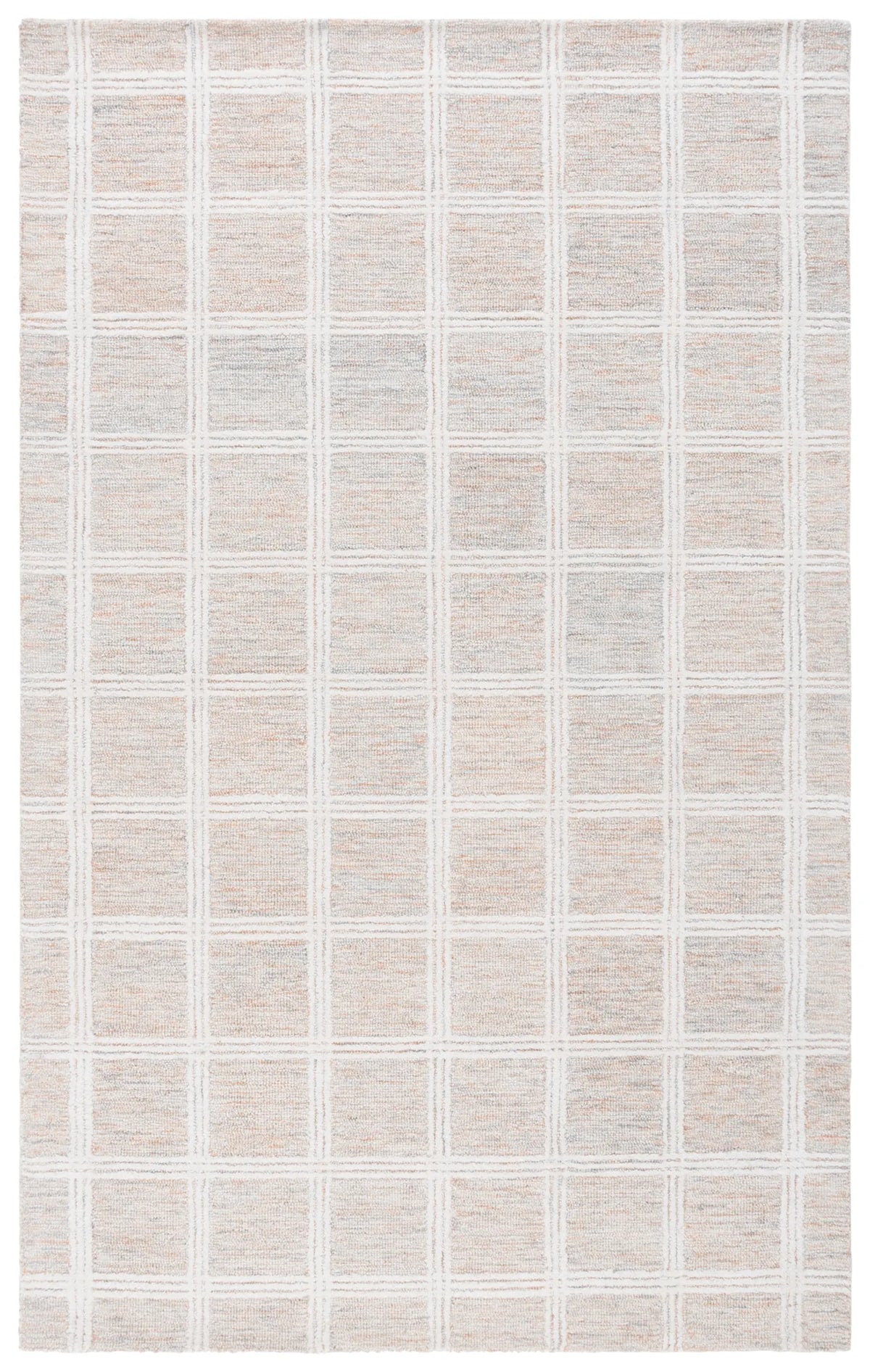 Safavieh Pine 4'-0" x 6'-0" Rug in Rust / Ivory