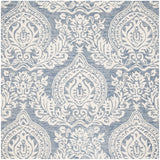 Safavieh Micro-Loop 5'-0" x 5'-0" Rug in Blue / Ivory