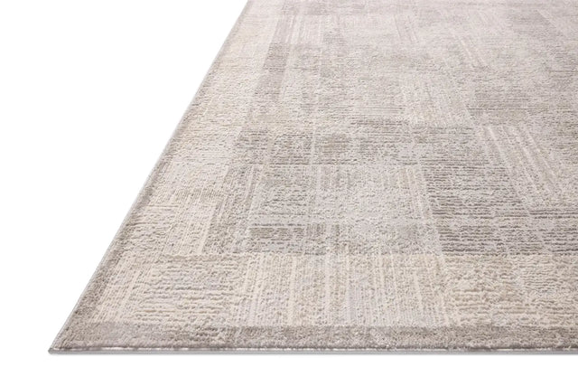 Loloi Hollis HOL-04 Smoke / Mist Rug - rug corner