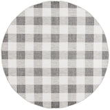 Safavieh Courtyard 6'-7" x 6'-7" Rug in Grey / Dark Grey
