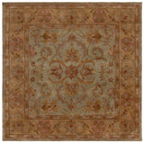 Safavieh Heritage 6'-0" x 6'-0" Rug in Green / Gold