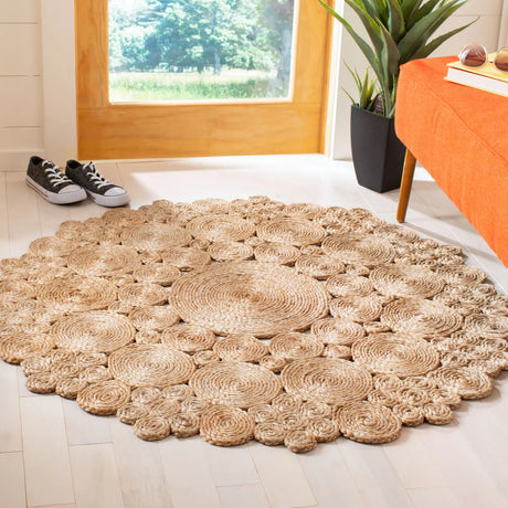 Safavieh Natural Fiber 3'-0" x 3'-0" Rug in Natural