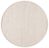 Safavieh Abstract 6'-0" x 6'-0" Rug in Beige / Ivory