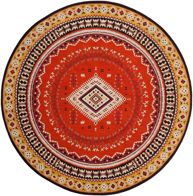 Safavieh Classic Vintage 6'-0" x 6'-0" Rug in Orange / Gold