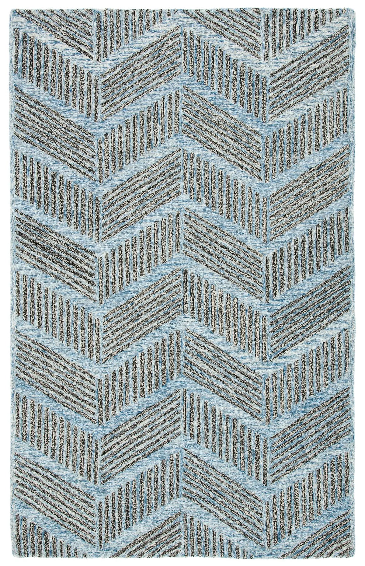 Safavieh Metro 4'-0" x 6'-0" Rug in Blue / Black