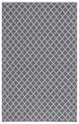 Safavieh Montauk 4'-0" x 6'-0" Rug in Dark Grey / Ivory