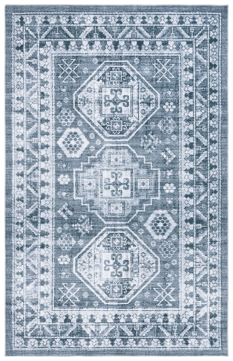 Safavieh Arizona 4'-0" x 6'-0" Rug in Grey Green / Ivory