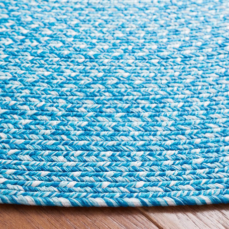 Safavieh Braided 5'-0" x 5'-0" Rug in Aqua