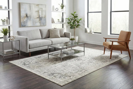 Dynamic Rugs Zen 8345 Grey Rugs - Room