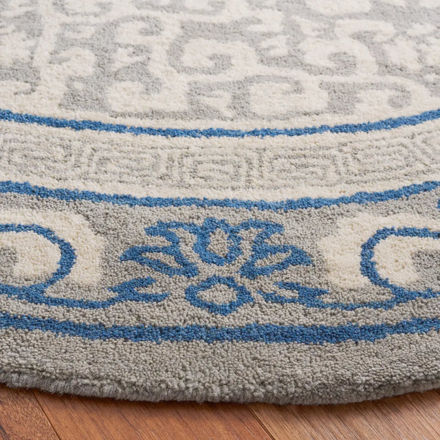 Safavieh Antiquity 6'-0" x 6'-0" Rug in Grey / Ivory