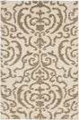 Safavieh Florida Shag 3'-3" x 5'-3" Rug in Cream / Beige