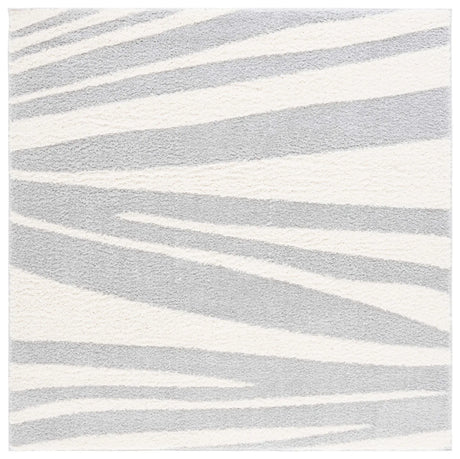 Safavieh Norway 6'-7" x 6'-7" Rug in Grey / Ivory