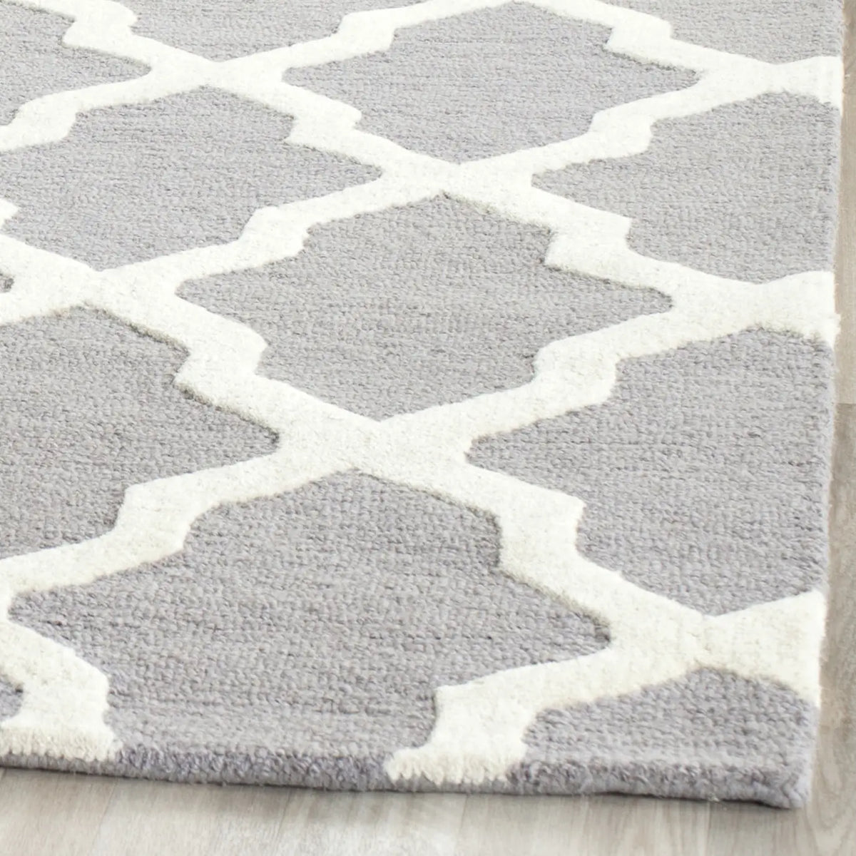 Safavieh Cambridge 6'-0" x 9'-0" Rug in Silver / Ivory