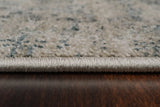 Dynamic Rugs Bloomfield 19603 Power Loomed Transitional Grey/Cream Rug - Pile