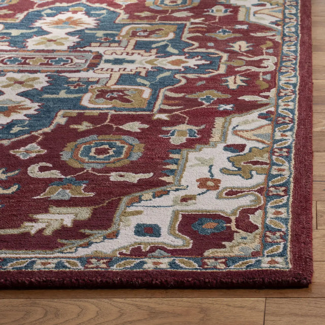 Safavieh Aspen 4'-0" x 6'-0" Rug in Red / Blue