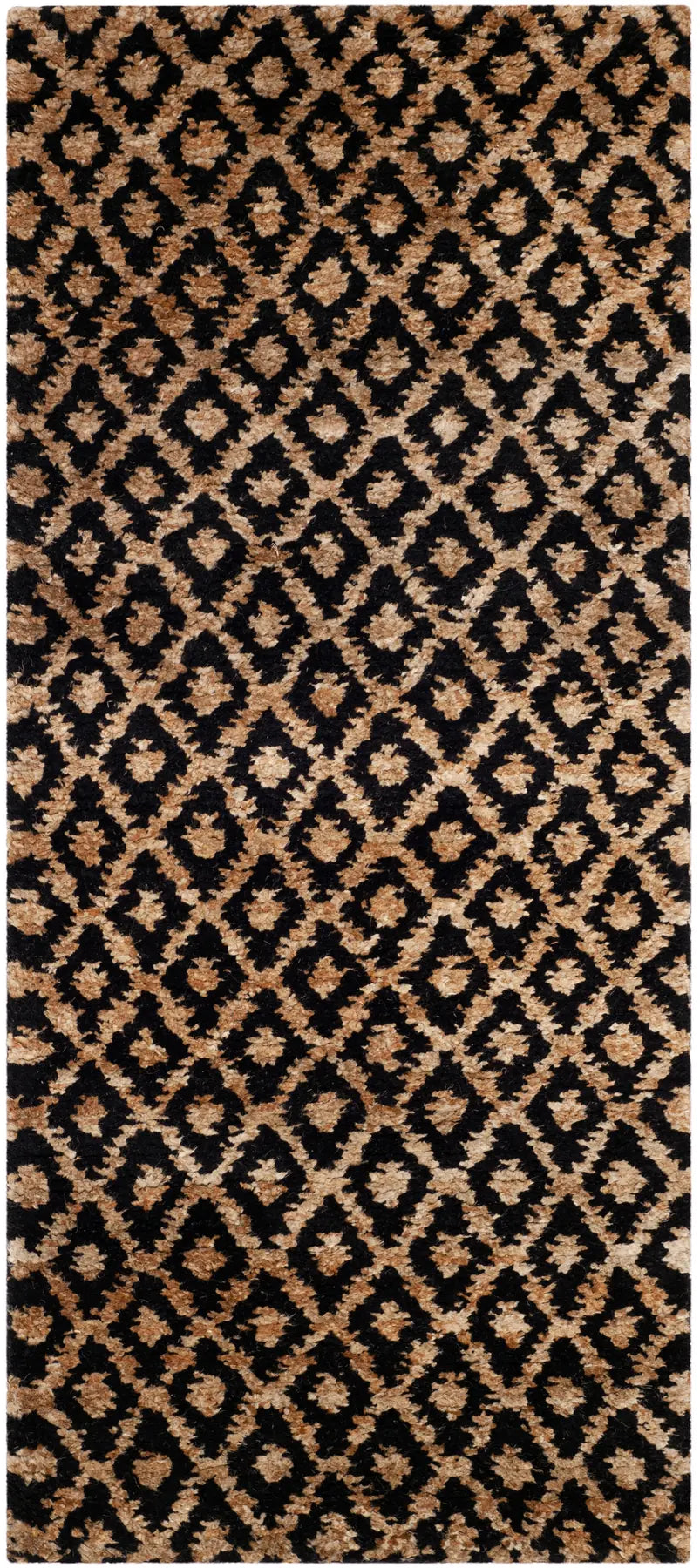 Safavieh Bohemian 2'-6" x 10'-0" Rug in Black / Gold