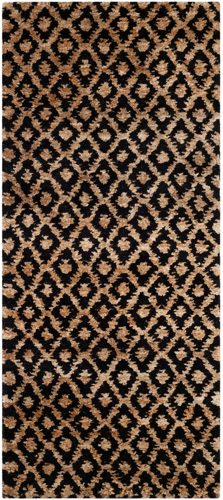 Safavieh Bohemian 2'-6" x 10'-0" Rug in Black / Gold