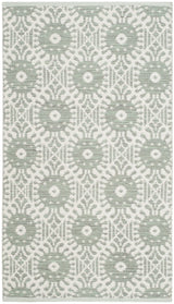 Safavieh Montauk 2'-3" x 3'-9" Rug in Light Green / Ivory