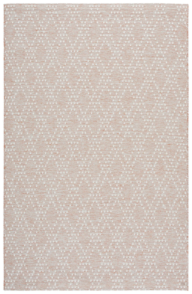 Safavieh Sunset 4'-0" x 6'-0" Rug in Rust / Grey