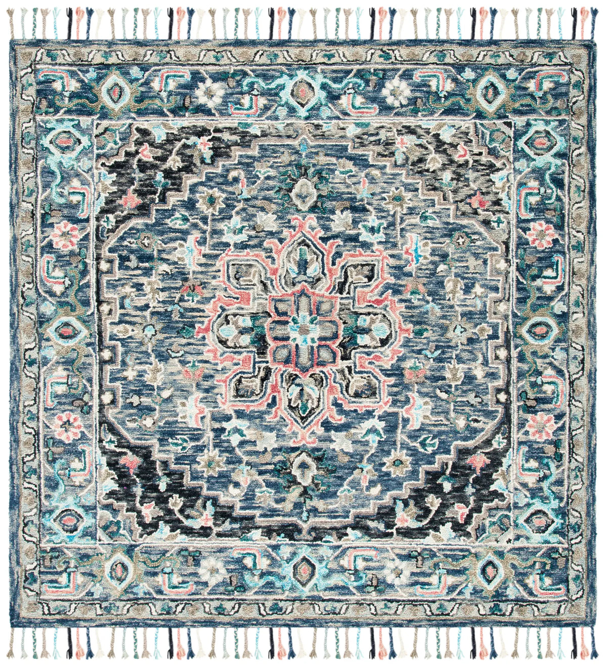 Safavieh Aspen 7'-0" x 7'-0" Rug in Pink / Blue
