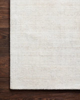 Loloi Pasadena Pas-01 Bone Rug - corner on wood