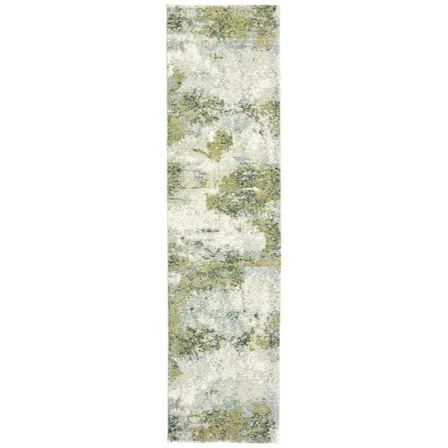 Oriental Weavers Sphinx Evolution 8039E Blue/Green Rugs - runner