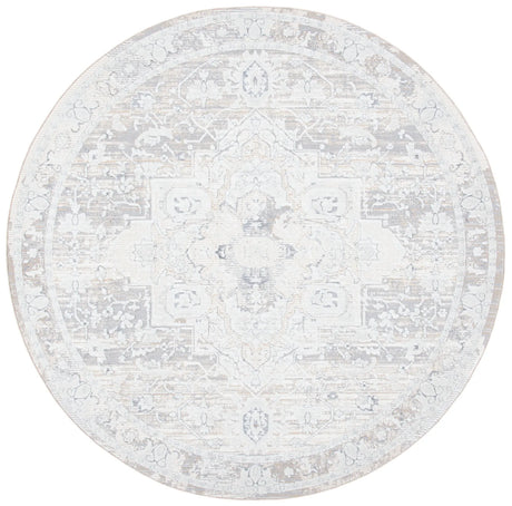Safavieh Martha Stewart Sabrina 5'-0" x 5'-0" Rug in Grey / Beige