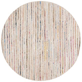 Safavieh Cape Cod 6'-0" x 6'-0" Rug in Natural / Rust