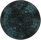 Safavieh Adirondack 6'-0" x 6'-0" Rug in Black / Teal