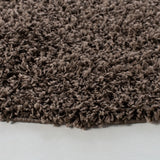 Safavieh Sga-Athens Shag 6'-7" x 6'-7" Rug in Taupe