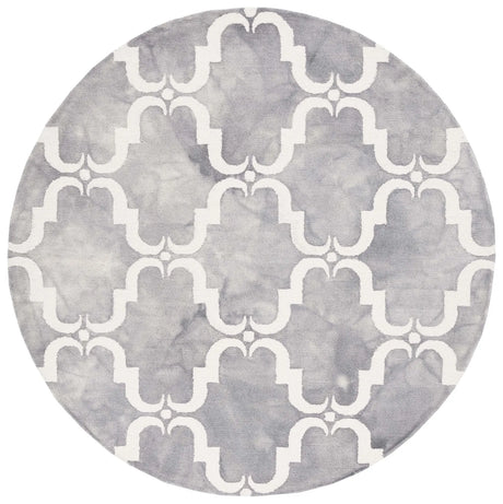 Safavieh Dip Dye 7'-0" x 7'-0" Rug in Grey / Ivory