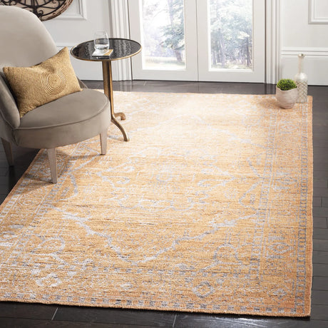 Safavieh Stone Wash 4'-0" x 6'-0" Rug in Brown / Silver